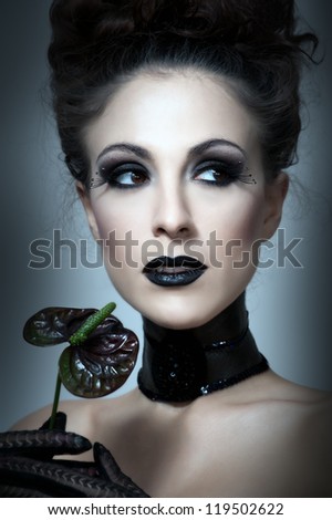Gothic hair Stock Photos, Images, & Pictures | Shutterstock