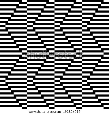 Pattern Zigzag Line Black White Stock Vector 101965528 - Shutterstock