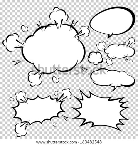 Comic Template Vector Stock Vector 163482548 - Shutterstock