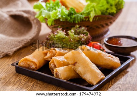 Fried Chinese Spring rolls