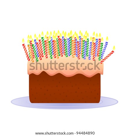 Cake Lots Of Candles Stock Photos, Images, & Pictures | Shutterstock