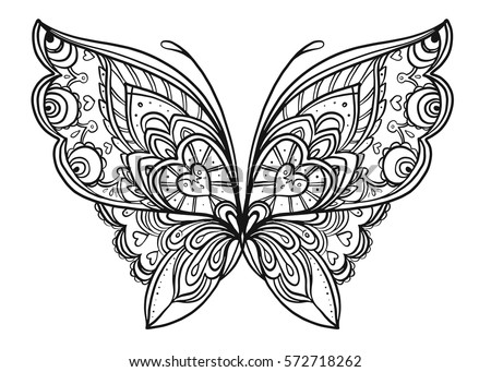 Drawing Butterfly Stock Images, Royalty-Free Images & Vectors