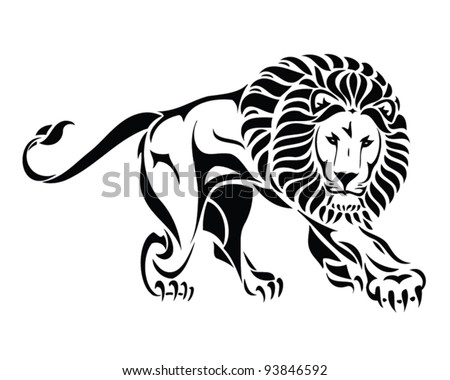 Tribal Lion Stock Images Royalty Free Images Vectors 