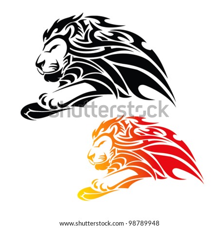 Free Free Jumping Lion Svg 107 SVG PNG EPS DXF File