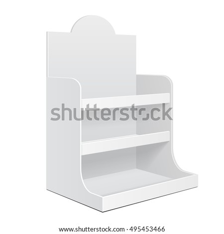 Counter Display Stock Images Royalty Free Images Vectors Shutterstock Cardboard Counter Display Template