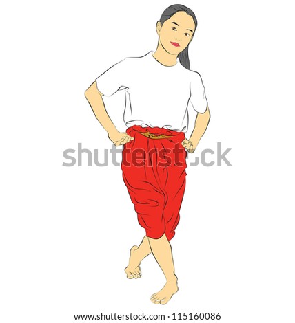 Thai Traditional Dancers Stock Vectors & Vector Clip Art | Shutterstock