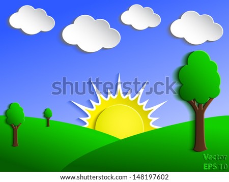 Daynight Stock Vector 72760699 - Shutterstock