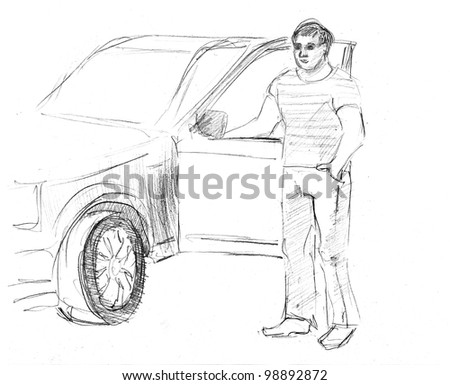 Pencil Drawing Road Stock Images, Royalty-Free Images & Vectors ...