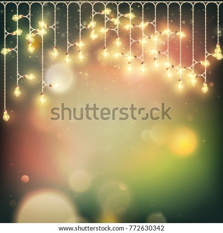 Merry Christmas Happy New Year Greeting Stock Vector 540018274