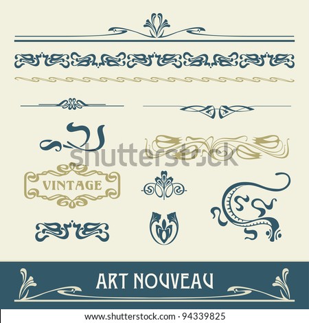 Art-nouveau Stock Photos, Royalty-Free Images & Vectors - Shutterstock