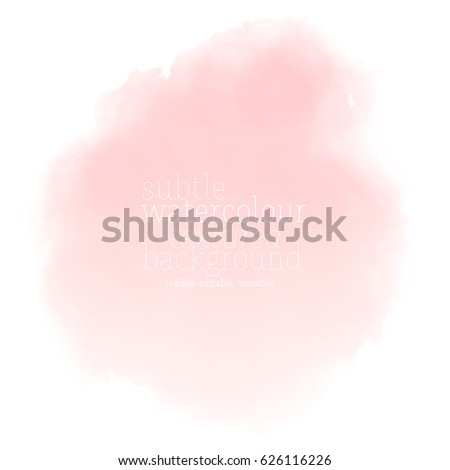 soft pink watercolor