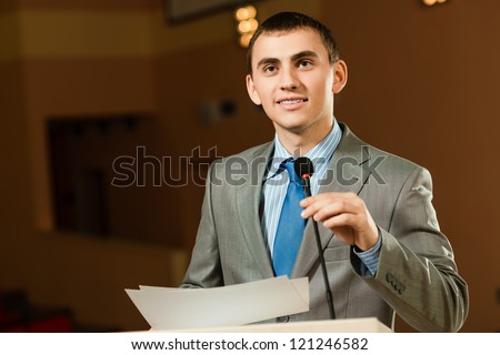 Speaker Podium Stock Photos, Images, & Pictures | Shutterstock