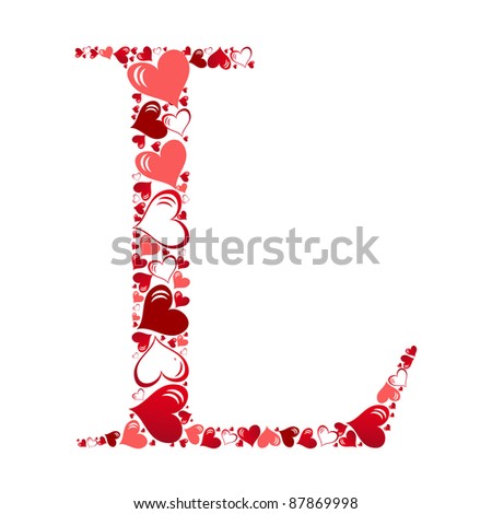 Letter Z Isolated On White Romantic Stock Vector 358941305 - Shutterstock