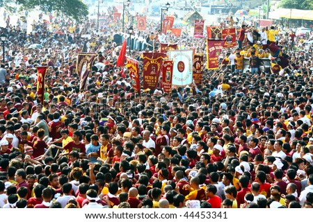 Manila January 9 Feast Black Nazarene Stock Photo 44453341 - Shutterstock