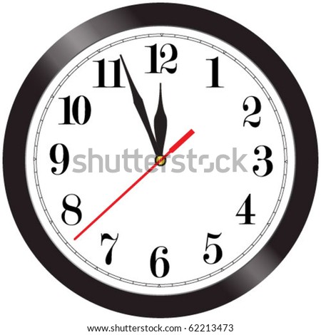 Midnight Clock Stock Photos, Images, & Pictures | Shutterstock