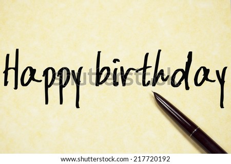Say Happy Birthday Stock Photos, Images, & Pictures | Shutterstock