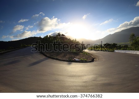 Beautiful Landscape Vietnam, Deo Ngang (Ngang Pass) on the AH1 Highway from Quang Binh to Ha Tinh Province, Vietnam
