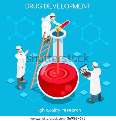Pharmaceutic Industry Bio Lab Science Molecule Stock