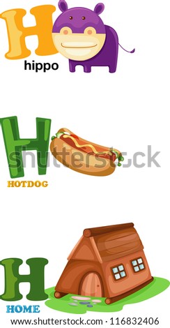 Stock Images similar to ID 116832352 - animal alphabet letter o