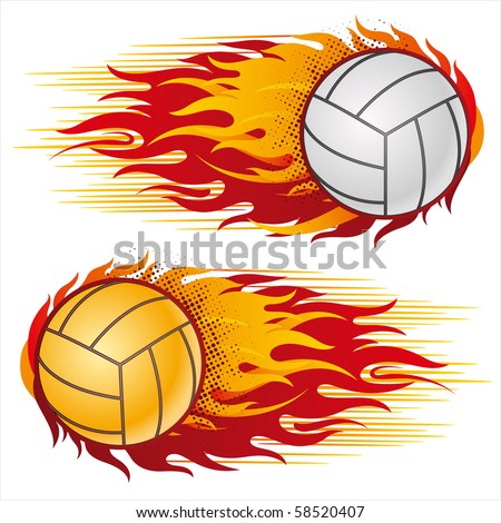 Volleyball ball in fire Stock Photos, Images, & Pictures | Shutterstock