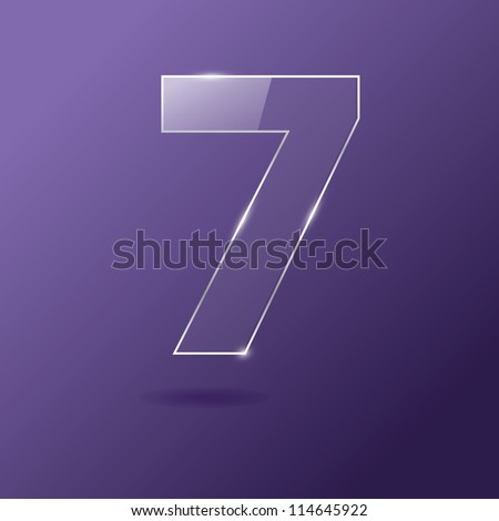 Logo Sevenlogo 7number Logo Designvector Illustration Stock Vector ...