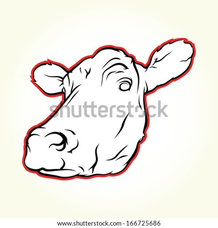 Cow Line Drawing Stock Images, Royalty-Free Images & Vectors | Shutterstock