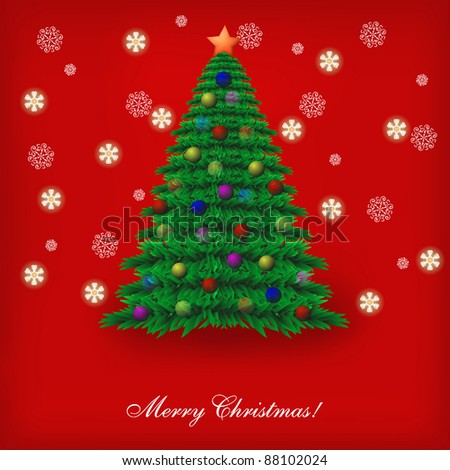 Christmas Tree Vector Illustration Best Choice Christmas Tree Vector Illustration Best Choice