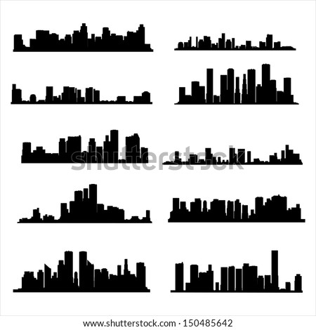 City silhouette Stock Photos, Images, & Pictures | Shutterstock
