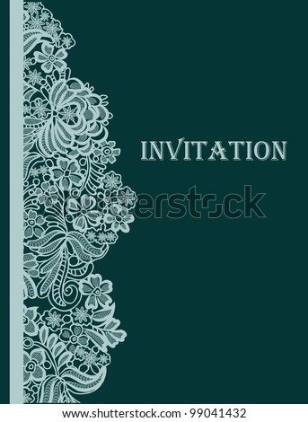 Lace Design Stock Vector 99041420 - Shutterstock