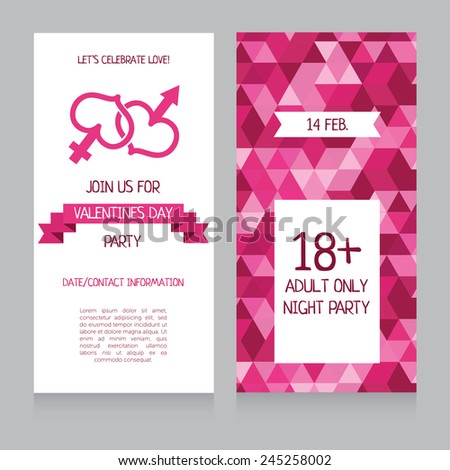 valentines invitations templates