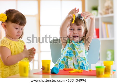 little kids have a fun together with colorful modeling clay at daycare creative toddlers molding - Images Of Little Kids little kids have a fun together with colorful modeling clay at daycare creative toddlers molding - Images Of Little Kids