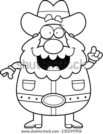 Stock Images similar to ID 132857477 - old cartoon gold miner. vector...