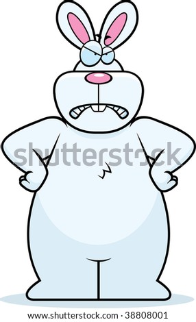 Fat Bunny Vector Illustration Stock Vector 3622991 - Shutterstock