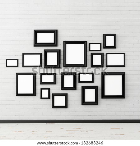 Frame Wall frame on wall stock images, royalty-free images & vectors Frame Wall frame on wall stock images, royalty-free images & vectors
