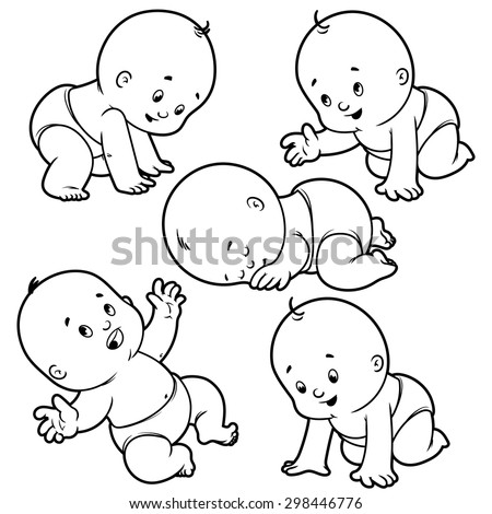 Download Baby Outline Stock Images, Royalty-Free Images & Vectors | Shutterstock