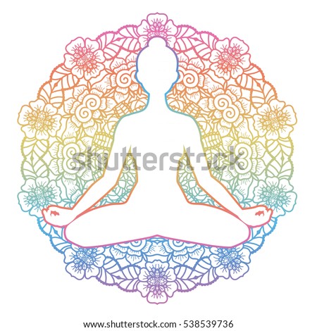 Download Lotus Pose Mudra Hands Yoga Position Stock Vector ...