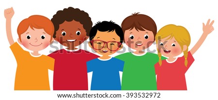 Happy Family Stock Vector 266786357 - Shutterstock