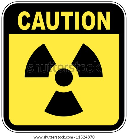 Radioactive Radioactivity Deformed Signboard Stock Photo 33230113 ...