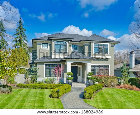 Luxury House Front Luxury House Front