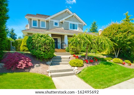 Landscape Design Stock Photos, Images, & Pictures ... Landscape Design Stock Photos, Images, & Pictures ... on Luxury Front Yard Landscape id=12446
