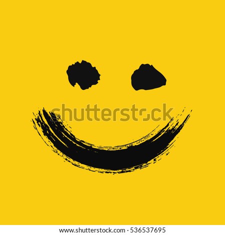 Smiling Emoticon Emoji Positive Feelings Happy Stock Vector 536537695 ...