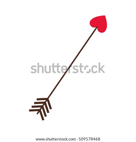 Arrow Heart Icon Stock Vector 509578468 - Shutterstock