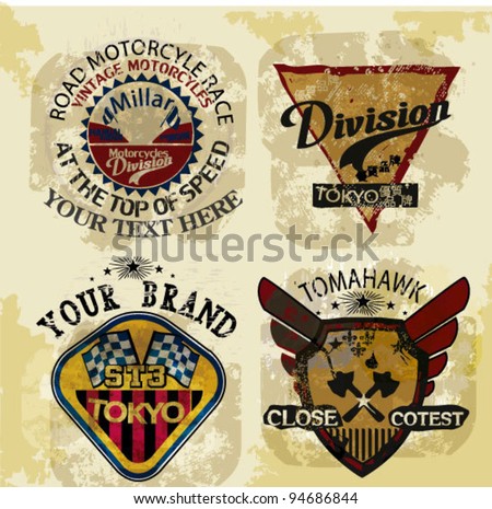 Rock Music Styles Genres Color Logotypes Stock Vector 446350393 - Shutterstock