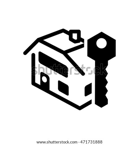 Home House Key Silhouette Real Estate Icon Flat And Isolated Design Vector Illustration Home House Key Silhouette Real Estate Icon Flat And Isolated Design Vector Illustration