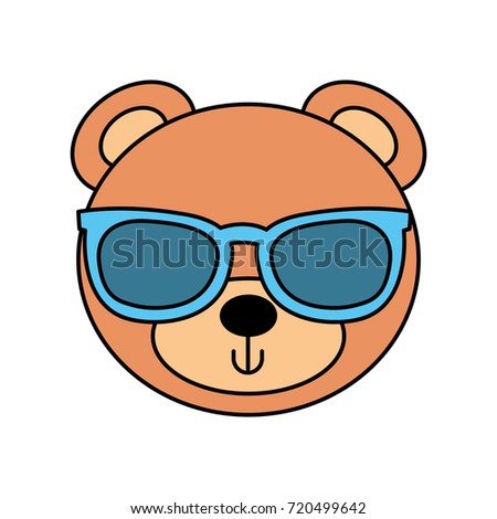 teddy bear with sunglasses