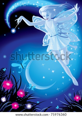 https://thumb9.shutterstock.com/display_pic_with_logo/87611/87611,1303809766,2/stock-vector-vector-image-of-luminous-fairy-girl-on-a-blue-night-background-with-the-moon-and-pink-flowers-75976360.jpg