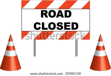 Road Closed Stock Vectors & Vector Clip Art | Shutterstock