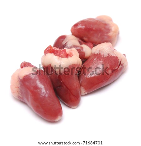 Calf Kidney Front White Background Stock Photo 154895942 