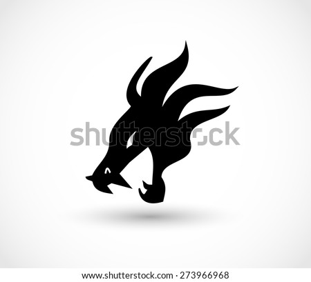 Dragon Head Icon Stock Illustration 273966968 - Shutterstock