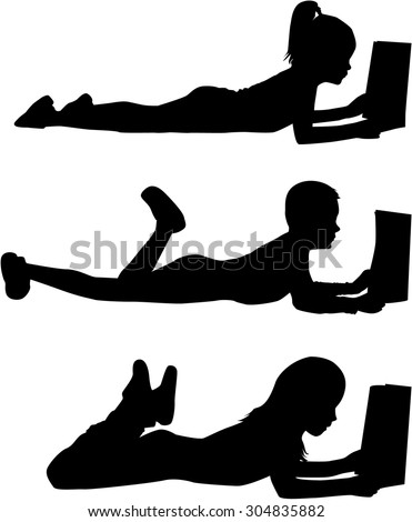 Reading Silhouette Stock Images, Royalty-Free Images & Vectors